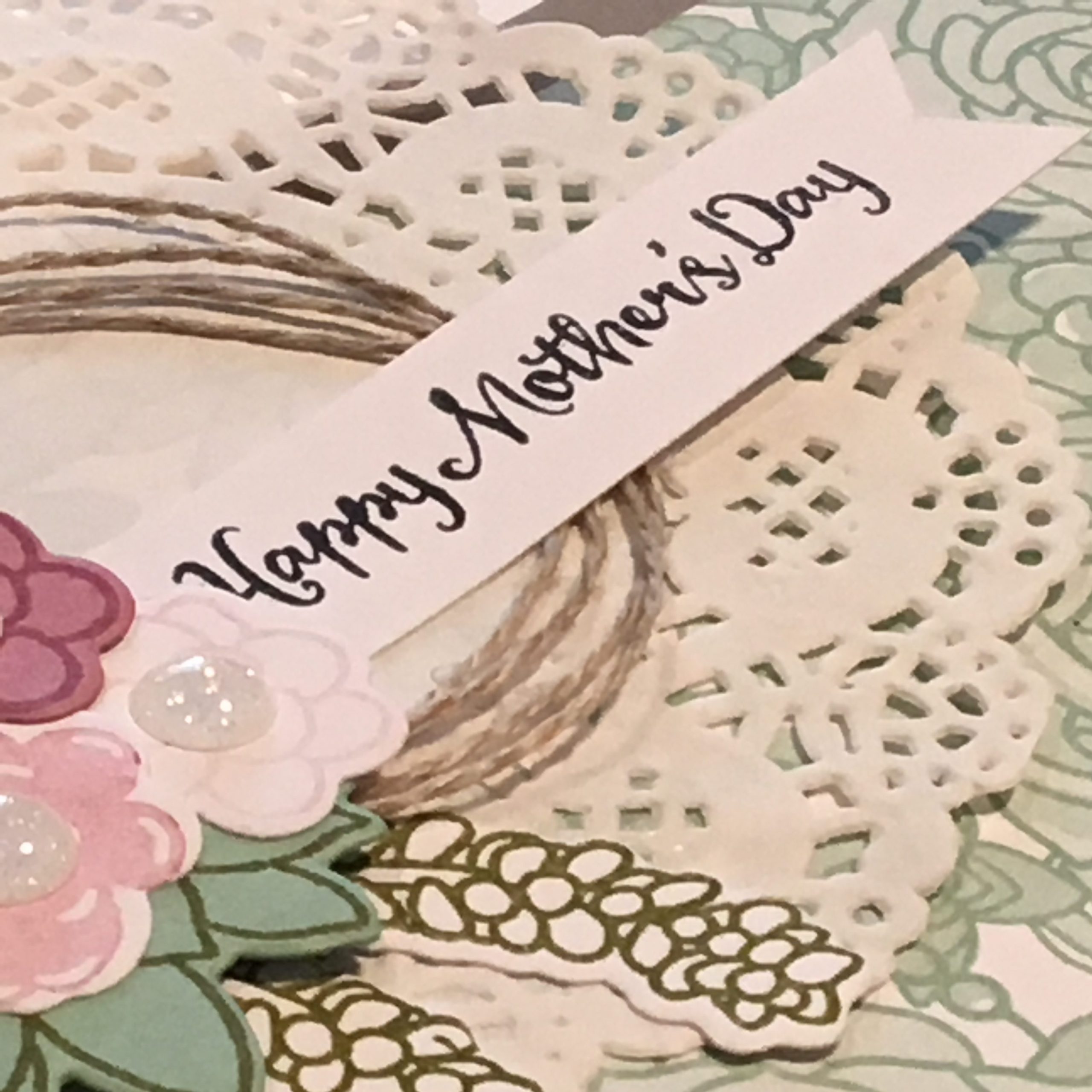 Mother's Day Card Closeup