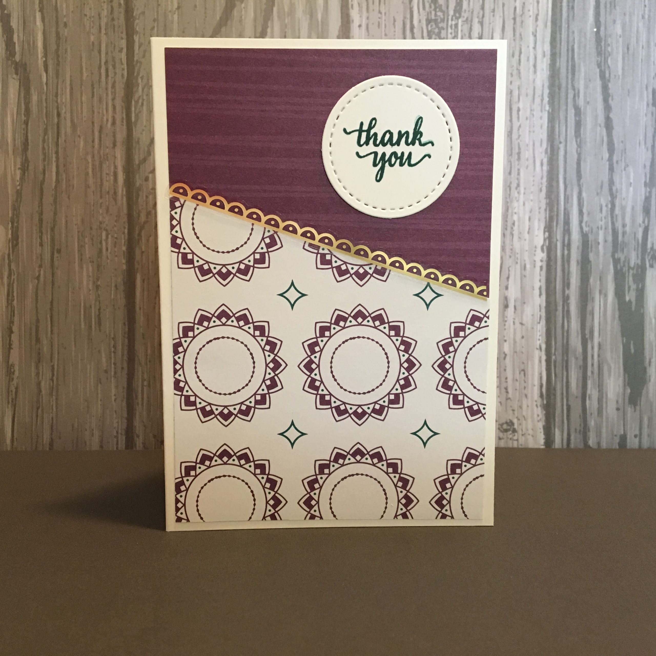 Eastern Palace Notecard in Fresh Fig