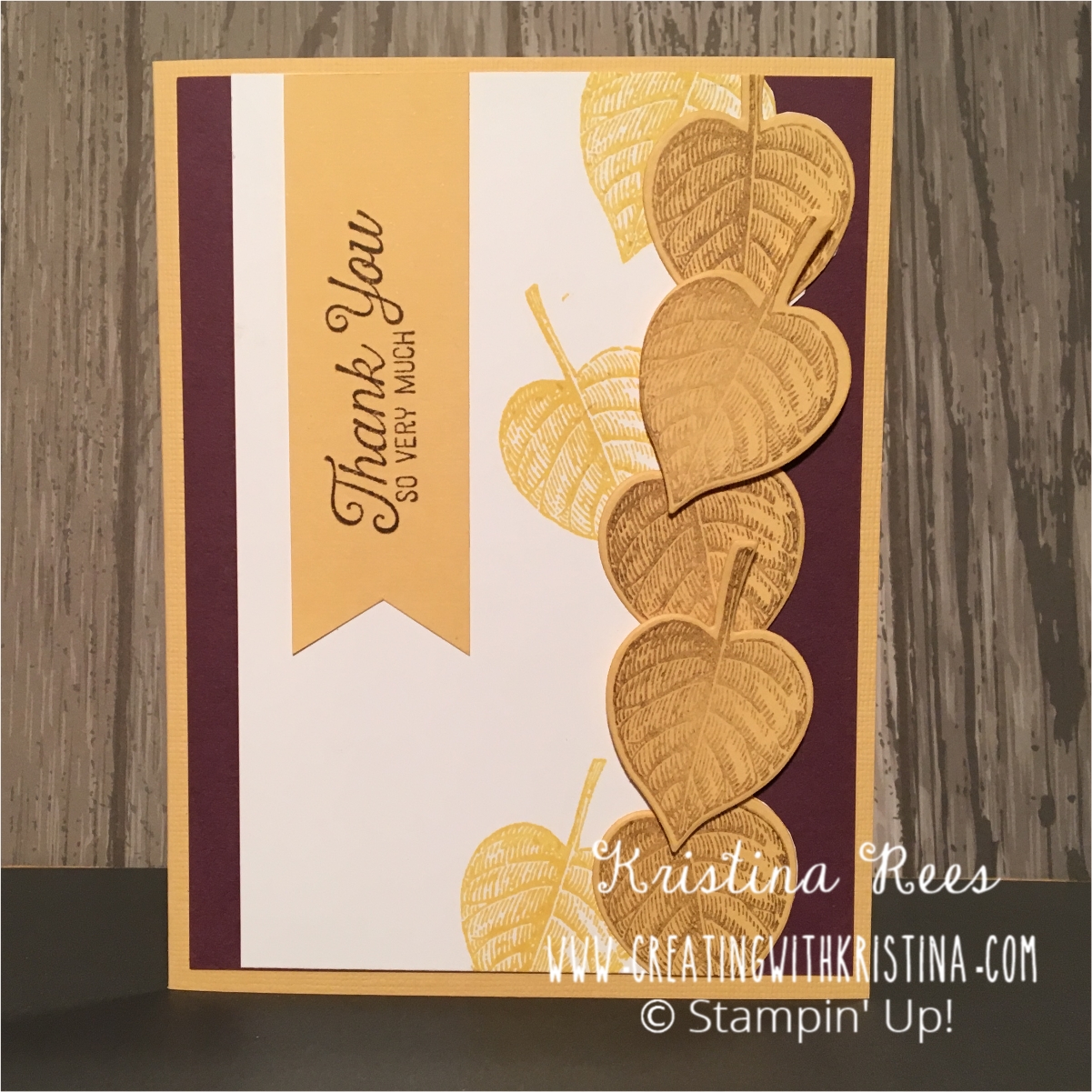 Vintage Leaves Falling Yellow Aspen