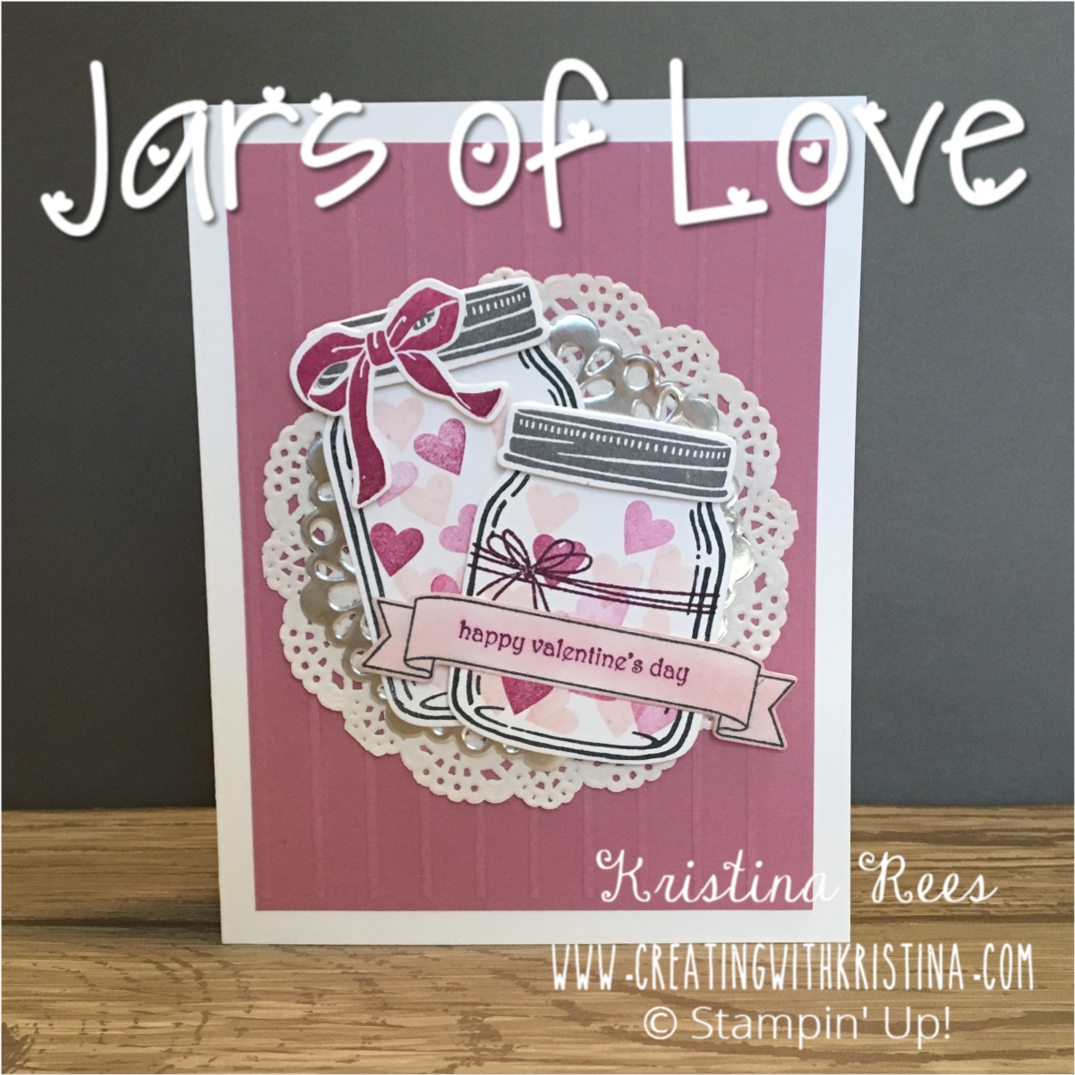 Jar of Love Valentine's Card