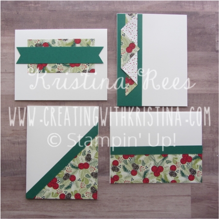 Christmas Cards with One Sheet Wonder Template Download - Kristina Rees ...