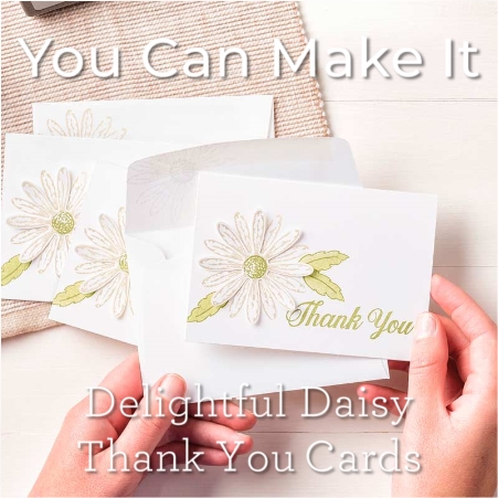 Delightful Daisy Thank You Cards CreatingwithKristina.com