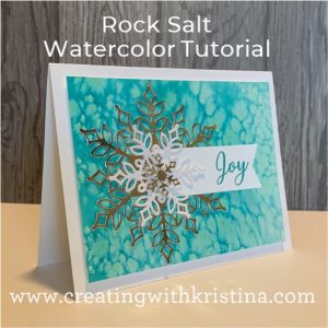 Rock Salt Watercolor Tutorial
