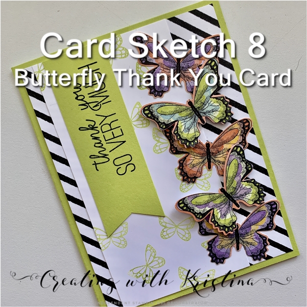 Butterfly Thank You Card