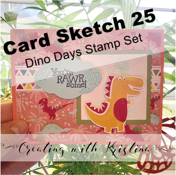Card Sketch 25 Dino Days