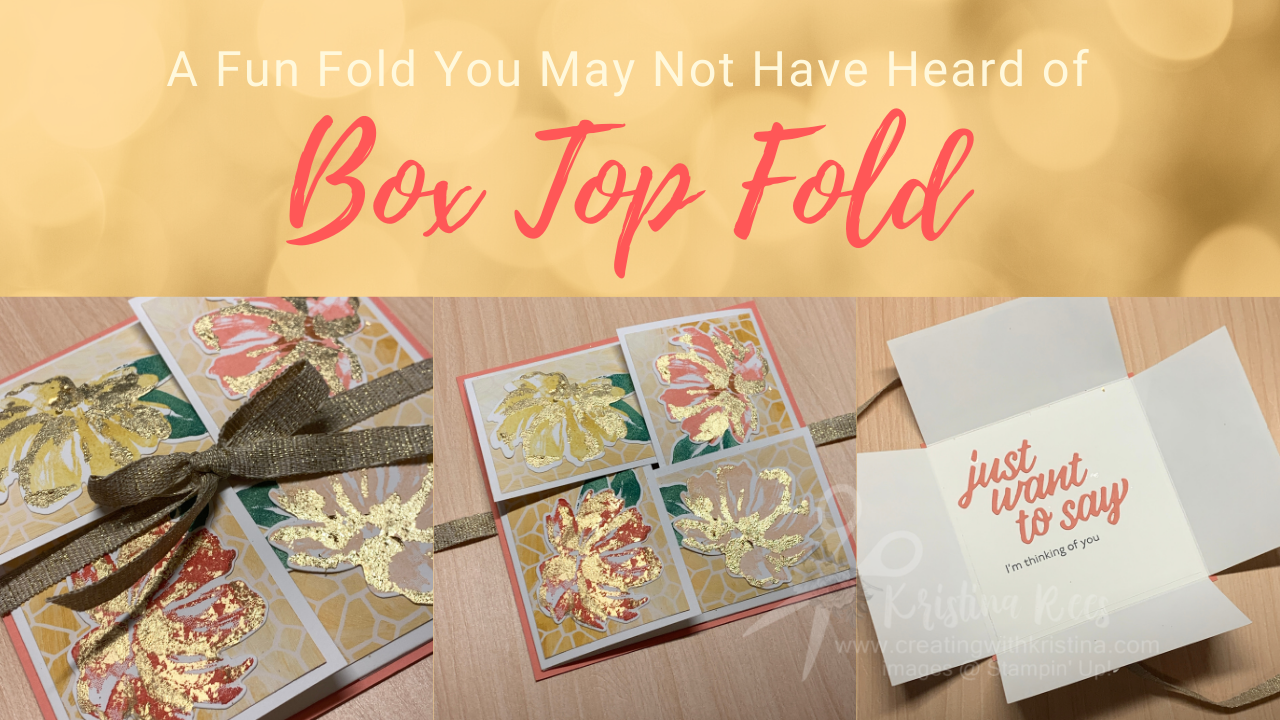 Box Top Fold Card