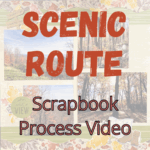 autumn scrapbook layout tutorial