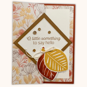 Accordion Fun Fold Glow of Harvest Card Tutorial