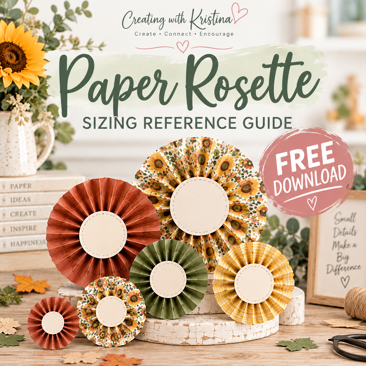 Paper Rosette Measurement Guide